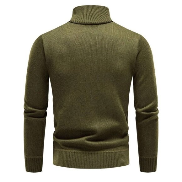 Army Greens Mens Sweater - Picture 2 of 5